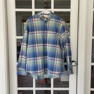 Plaid Ralph Lauren button up shirt
